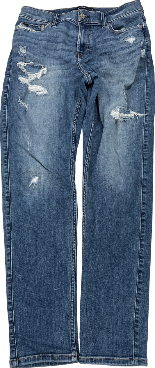 Hollister Men’s Distressed Tapered Stretch Denim Jeans - 30x32