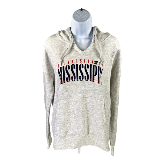 NEW Gear Women’s White University of Mississippi Sweatshirt Hoodie - M