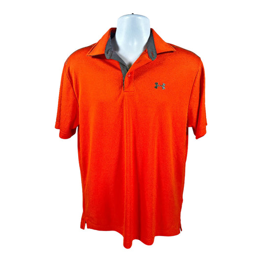 Under Armour Men’s Orange HeatGear Loose Fit Polo Shirt - L
