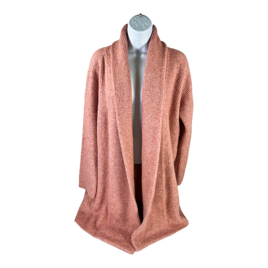 Express Women’s Pink Thick Knit Wool Blend Oversized Cardigan Sweater - M