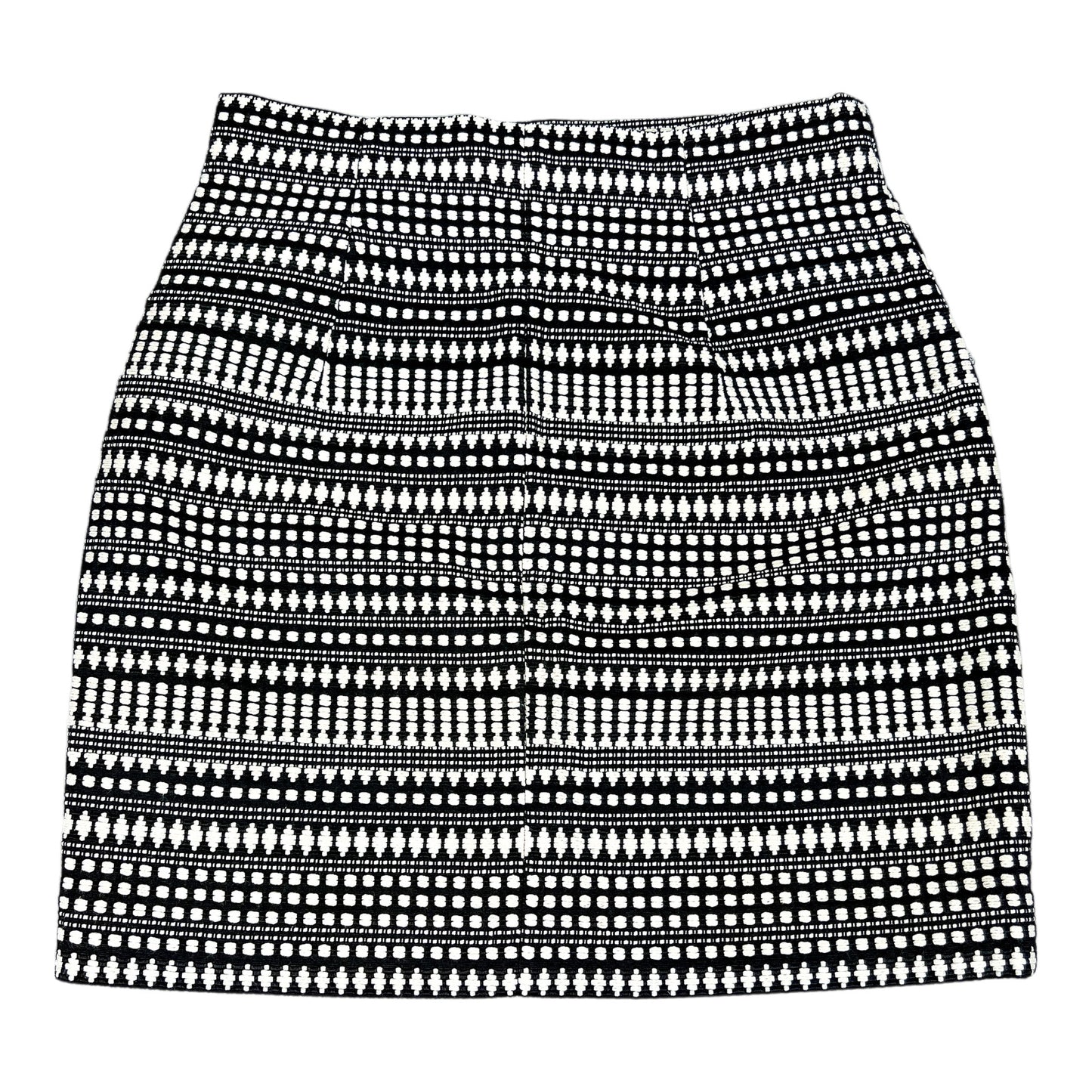 NEW Chelsea and Theodore Women’s Black/White A-Line Skirt - 6