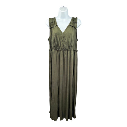 Coldwater Creek Women’s Green Sleeveless Long Maxi Dress - L/14