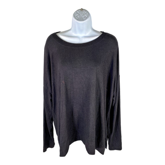 Lucky Brand Women’s Black Long Sleeve Plush Feel Sweater - XXL