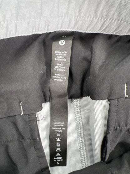 Lululemon Men’s Gray Relaxed Fit Belted Tapered Stretch Pants - 32