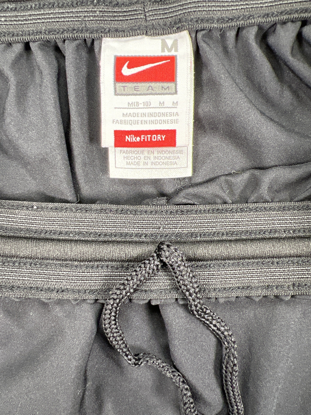 Nike Team Women’s Black Fit-Dry Unlined Athletic Shorts - M