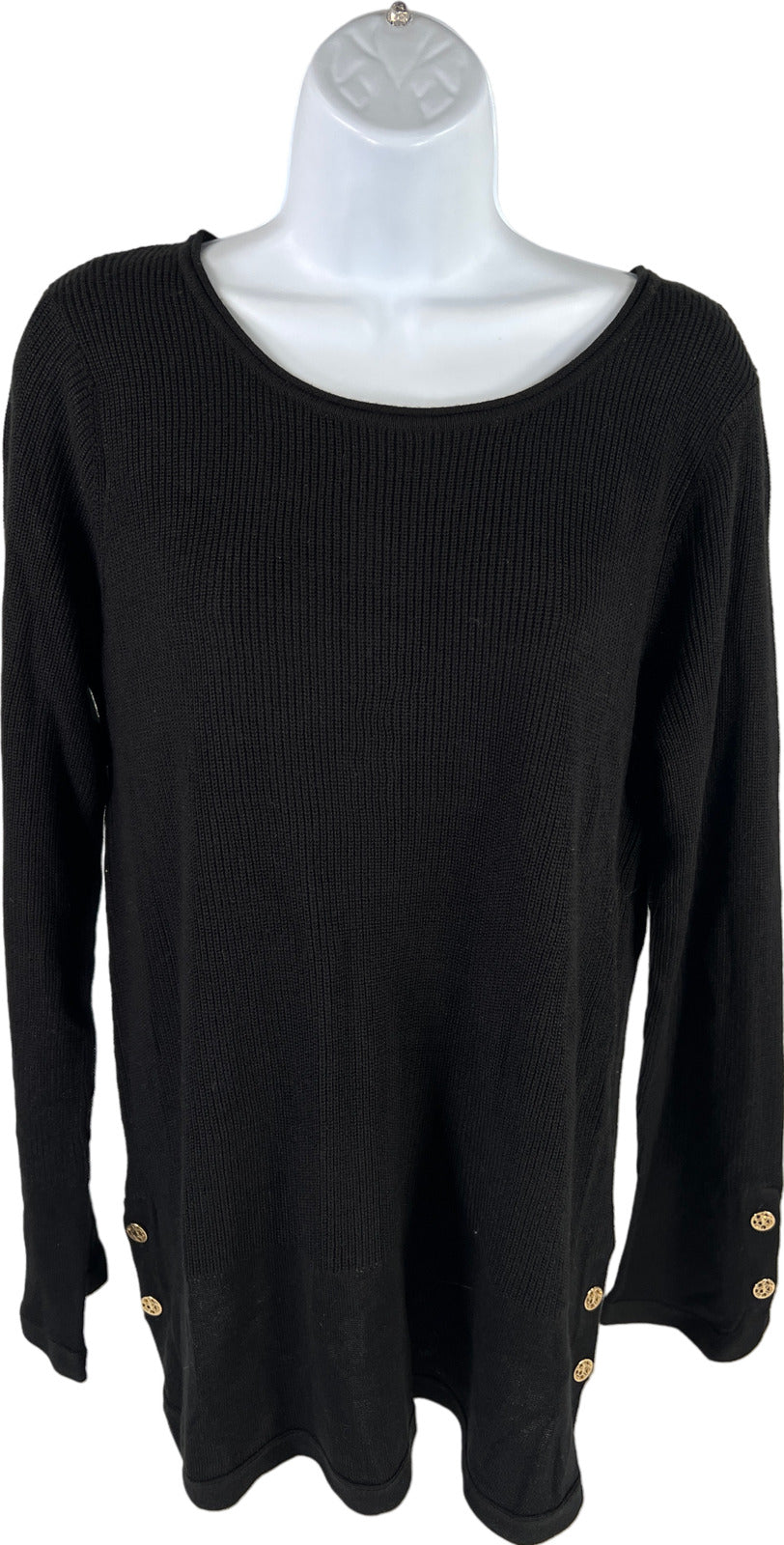 Calvin Klein Women’s Black Long Sleeve Sweater - M