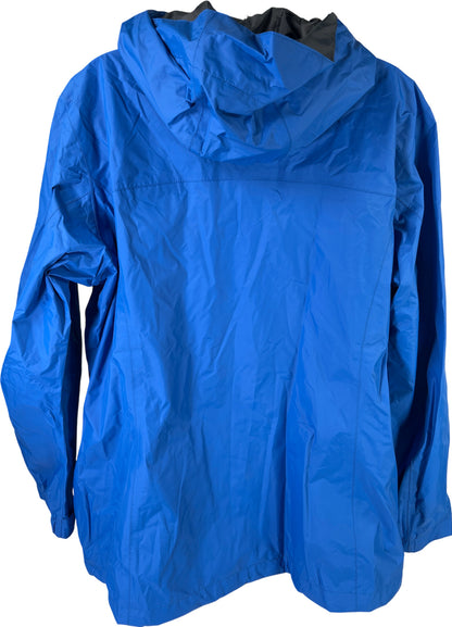 Columbia Women’s Blue Omni-Tech Waterproof Rain Jacket - Plus 1X