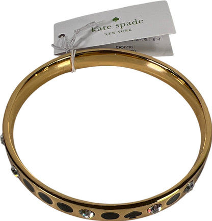 NEW Kate Spade Women’s Goldtone Spot The Spade Bangle Bracelet