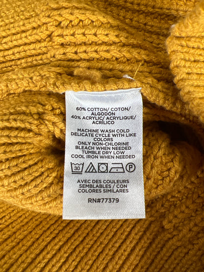 NEW Ann Taylor Women’s Yellow Long Sleeve Mock Neck Sweater - XS