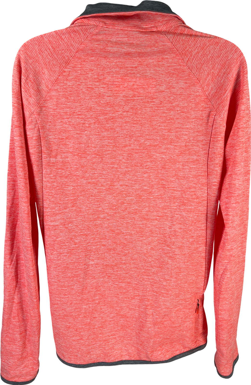 Under Armour Women’s Bright Coral Threadborn Run 1/4 Zip Shirt - M