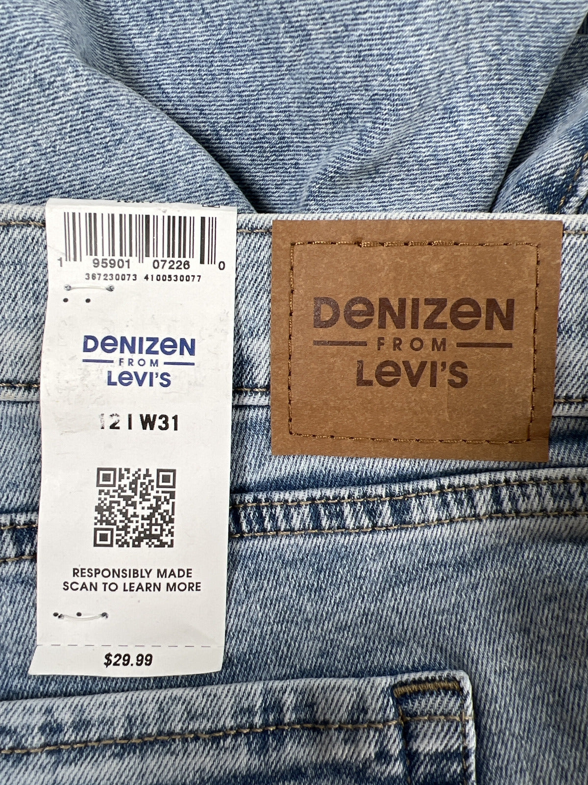 NEW Denizen by Levis Women’s Light Wash Boyfriend Denim Jeans - 12