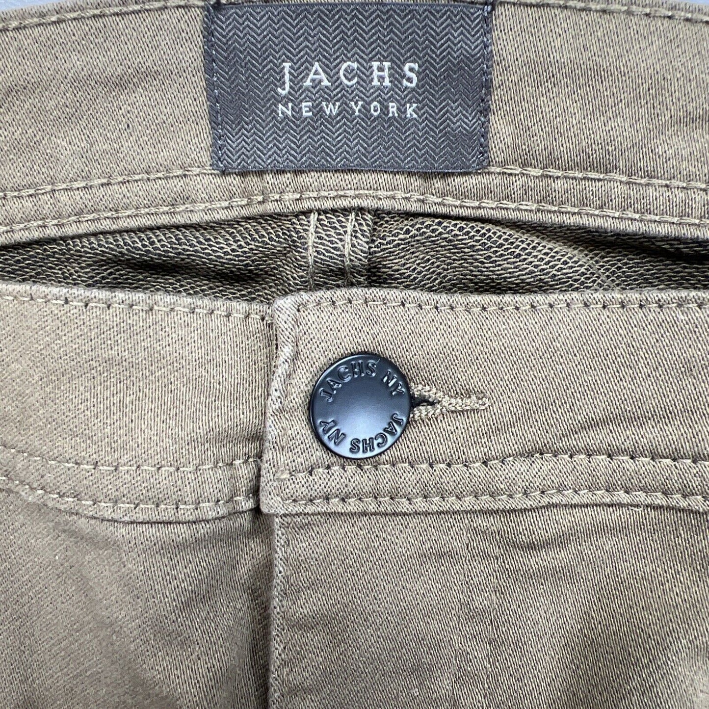 Jachs Men's Brown Straight Traveler Mid Rise Jeans - 40x32