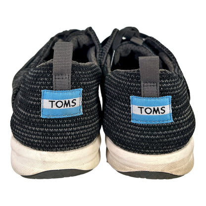 Toms Men’s Black Del Rey Lace Up Casual Sneakers - 11