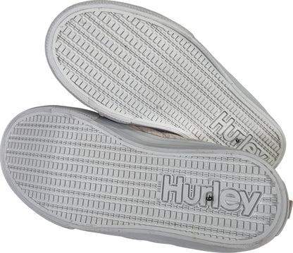 Hurley Women’s Ivory Sherpa Lined Slip On Sneakers Shoes - 6