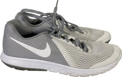 Nike Women’s Gray/White Flex Experience RN 5 Lace Up Athletic Sneakers - 8.5