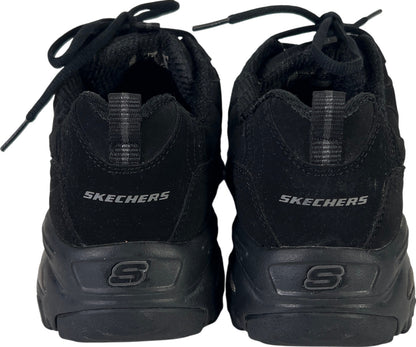 Skechers Women’s Black D’Lites Play On Lace Up Athletic Shoes - 11 Wide