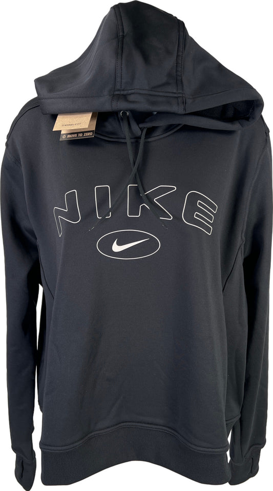 NEW Nike Women’s Black Therma-Fit One Graphic Pullover Hoodie - XXL