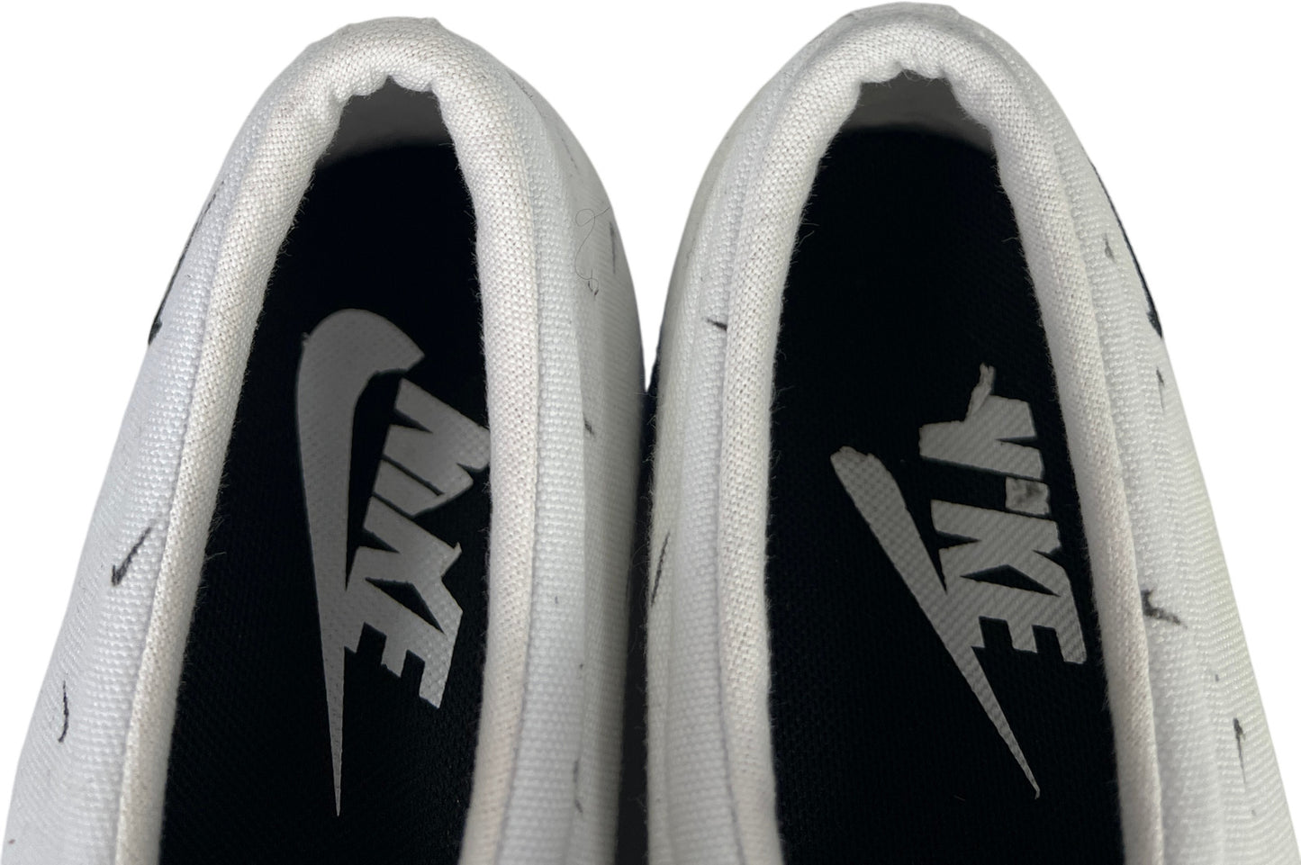 Nike Women’s White Royale Swoosh Slip On Sneakers - 8.5