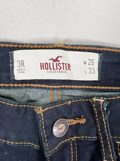 NEW Hollister Women’s Dark Wash Skinny Denim Jeans - 3R/ 26x33