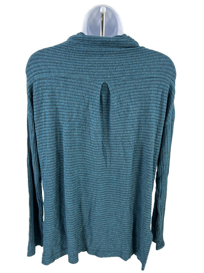 Lucky Brand Women's Blue Long Sleeve Turtleneck Sweater - M