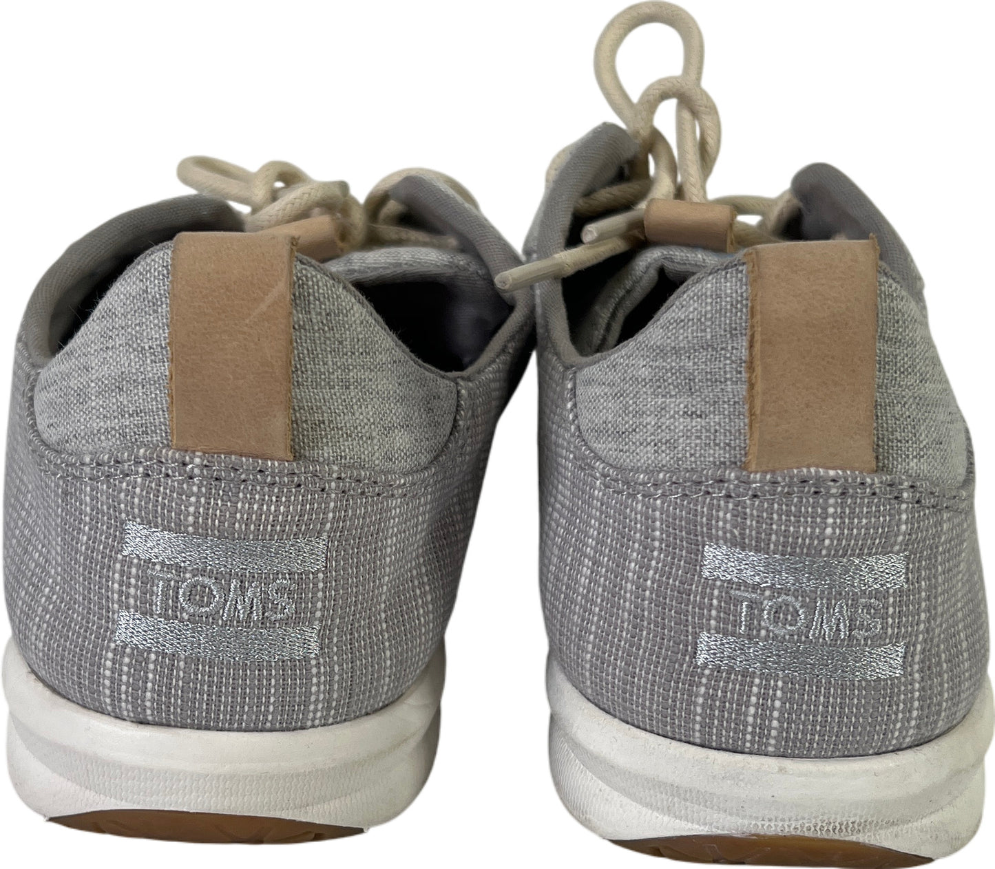 Toms Women’s Gray Cabrillo Drizzle Lace Up Casual Sneakers - 10