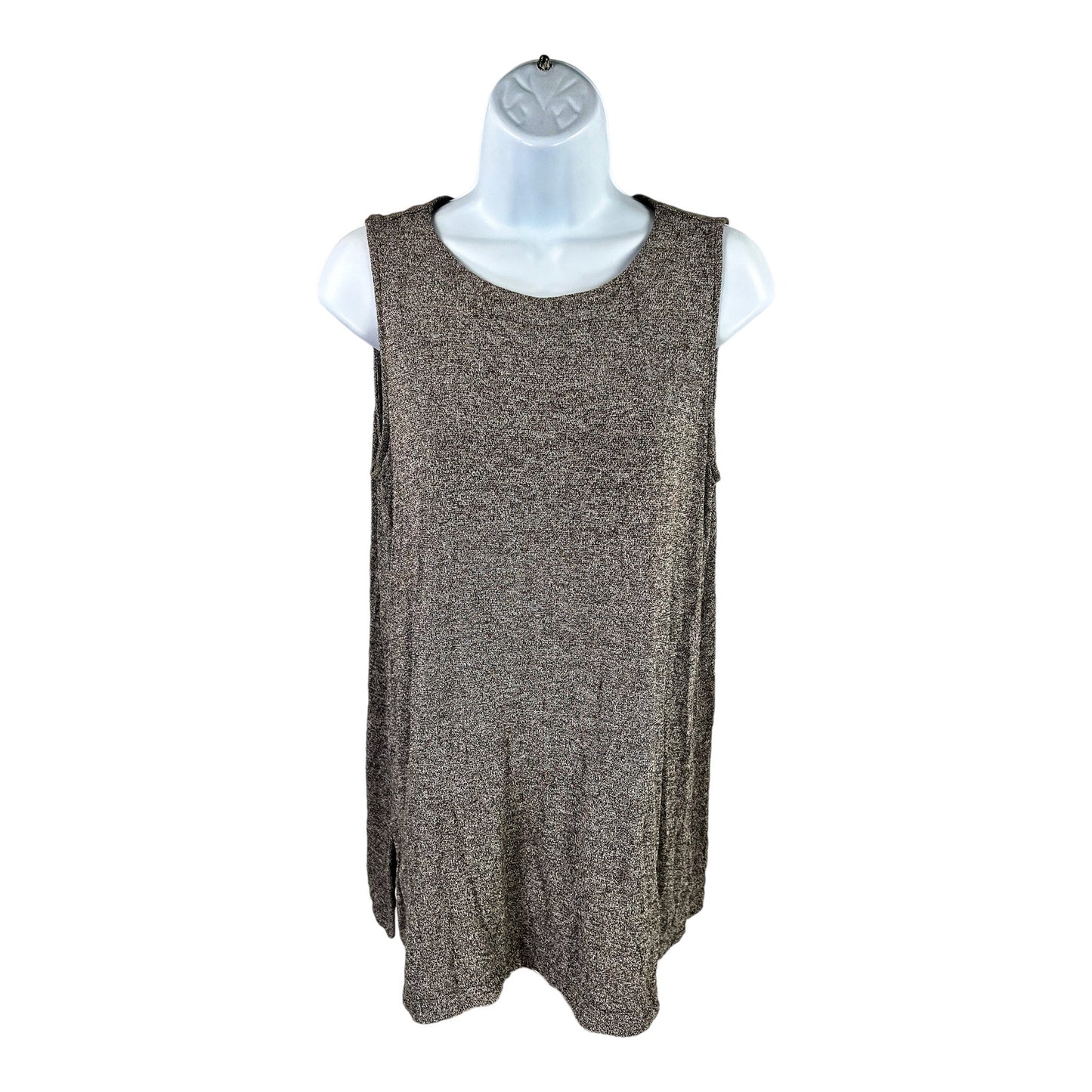 J.Jill Wearever Collection Women’s Brown Knit Sleeveless Tank Top - M