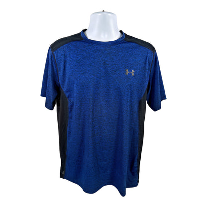 Under Armour Men’s Blue/Black Fitted Short Sleeve Athletic Shirt - L