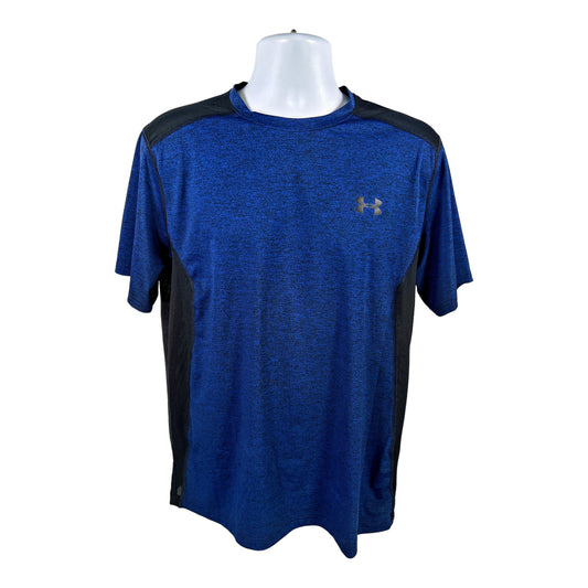 Under Armour Men’s Blue/Black Fitted Short Sleeve Athletic Shirt - L