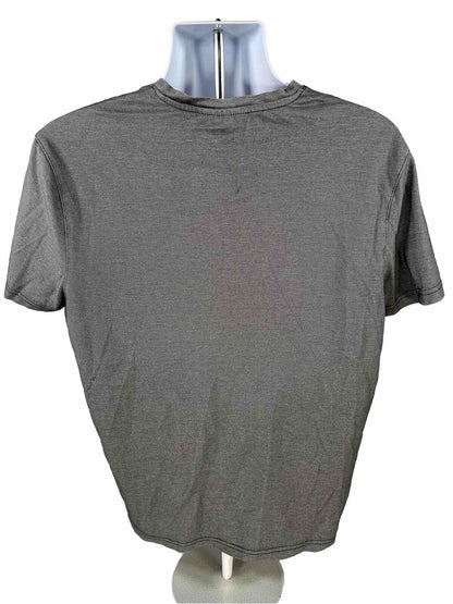 Michael Kors Men's Gray Short Sleeve Pique V-Neck T-Shirt - XL