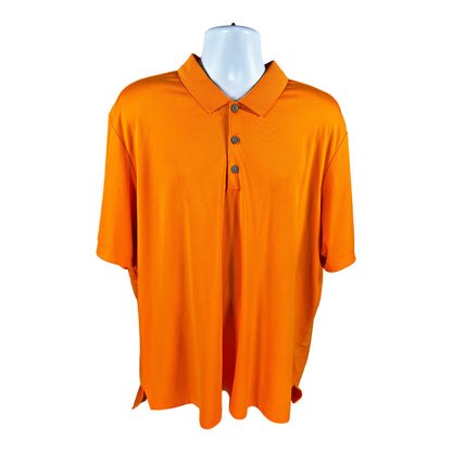 Adidas Men’s Orange Short Sleeve Climacool Golf Polo - 2XL