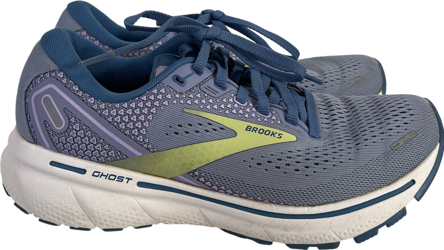 Brooks Women’s Blue/Purple Ghost 14 Lace Up Running Shoes - 7