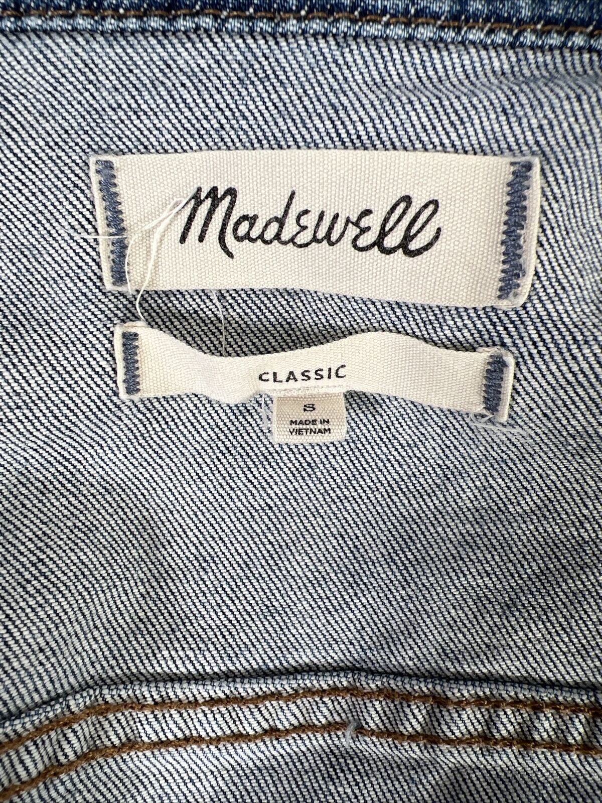 Madewell Women's Classic Denim Jacket Size S Blue Jean Outerwear