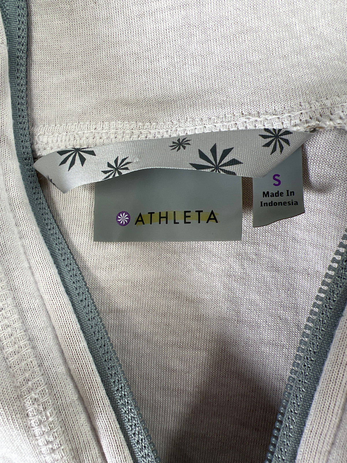 Athleta Women’s White Full Zip Fuse Athletic Hoodie Jacket - S