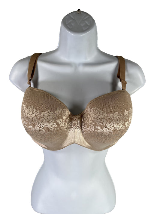 NEW Soma Women’s Beige Soft Tan Lace Strapless Bra - 38DD