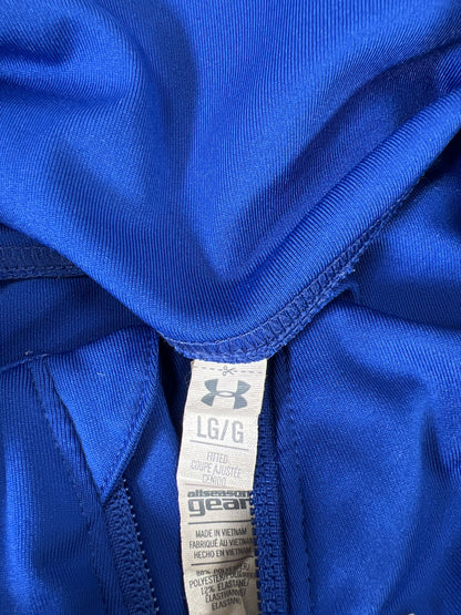 Under Armour Women’s Blue Full Zip Fitted Athletic Jacket - L