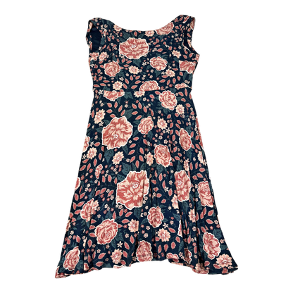 LOFT Women’s Blue/Pink Floral Sleeveless Shift Dress - M