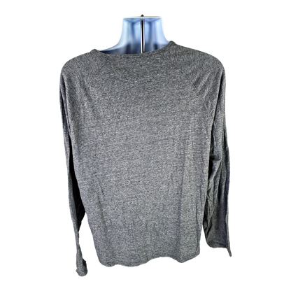 Lucky Brand Men’s Gray Long Sleeve Saturday Stretch Henley Shirt - XL