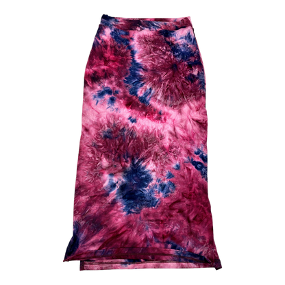 NEW Sundry for Evereve Women’s Burgundy Tie Dye Midi Skirt - 0