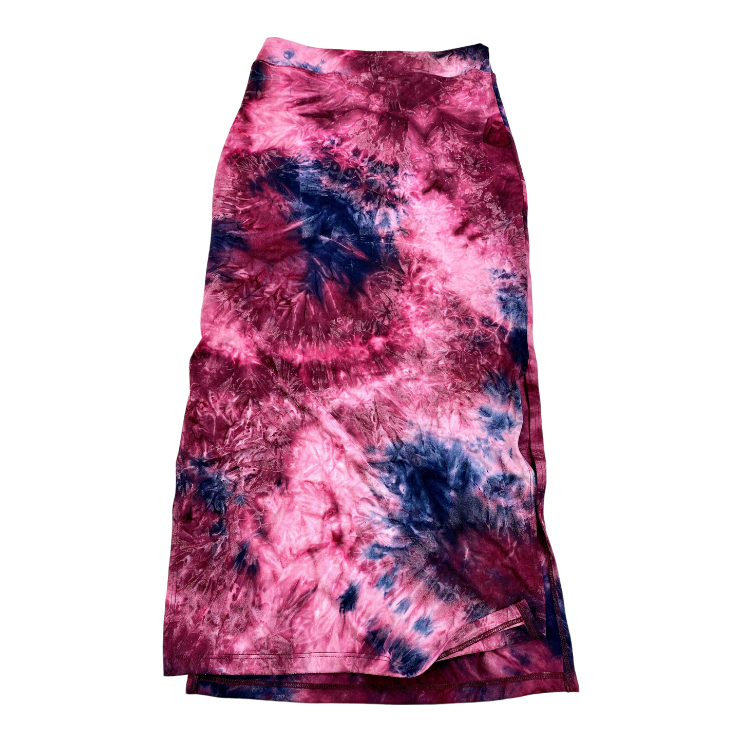 NEW Sundry for Evereve Women’s Burgundy Tie Dye Midi Skirt - 0